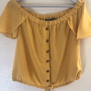 Hyfve- Madewell off the shoulder blouse.